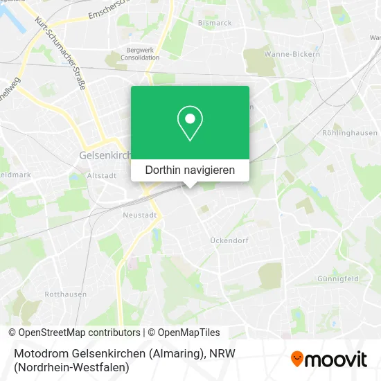 Motodrom Gelsenkirchen (Almaring) Karte
