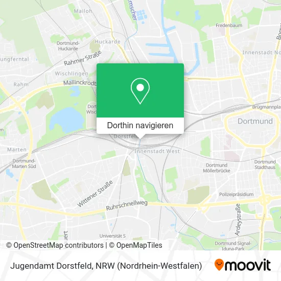 Jugendamt Dorstfeld Karte