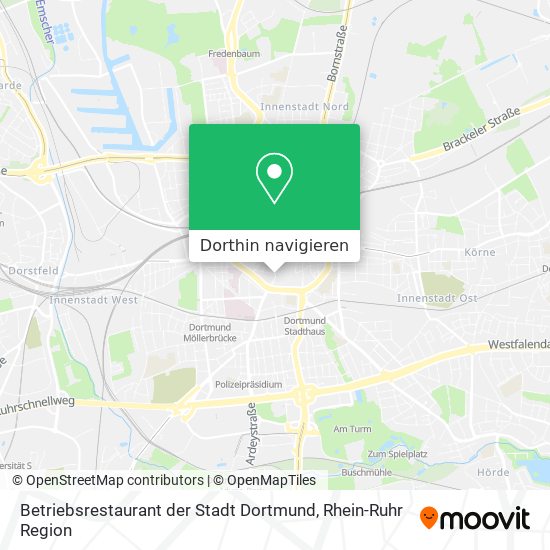 Betriebsrestaurant der Stadt Dortmund Karte