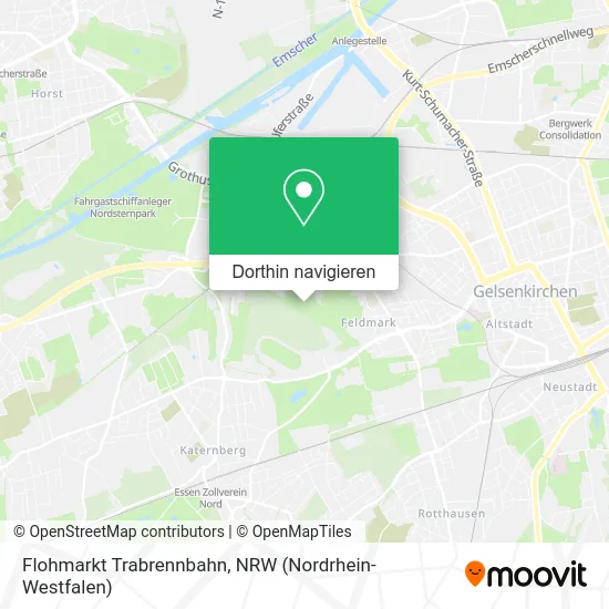 Flohmarkt Trabrennbahn Karte