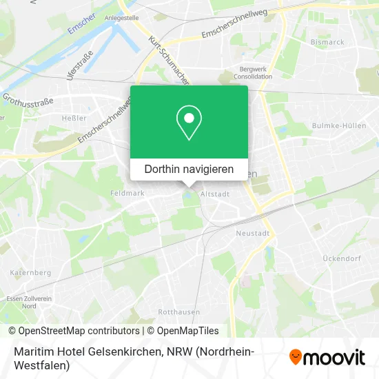 Maritim Hotel Gelsenkirchen Karte