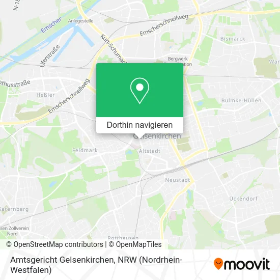 Amtsgericht Gelsenkirchen Karte