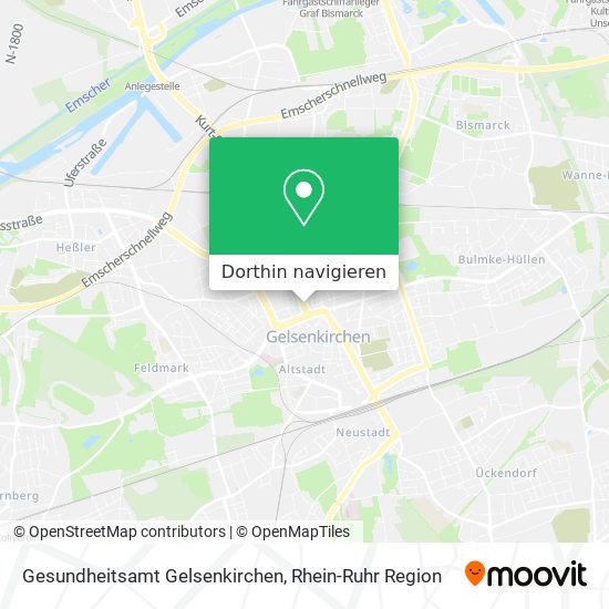 Gesundheitsamt Gelsenkirchen Karte
