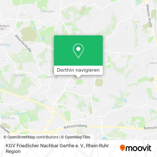 KGV Friedlicher Nachbar Gerthe e. V. Karte