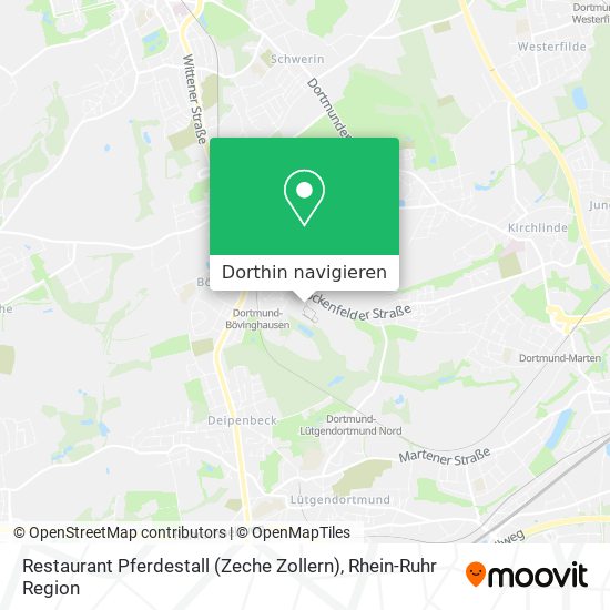 Restaurant Pferdestall (Zeche Zollern) Karte