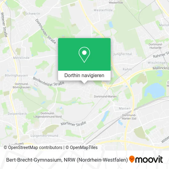 Bert-Brecht-Gymnasium Karte