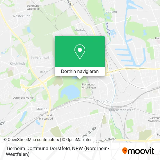 Tierheim Dortmund Dorstfeld Karte