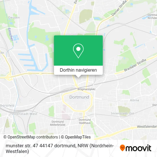 munster str. 47  44147 dortmund Karte