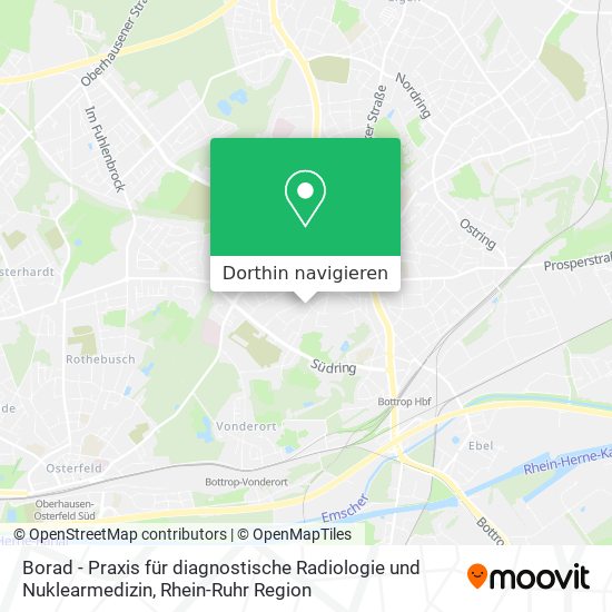 Borad - Praxis für diagnostische Radiologie und Nuklearmedizin Karte