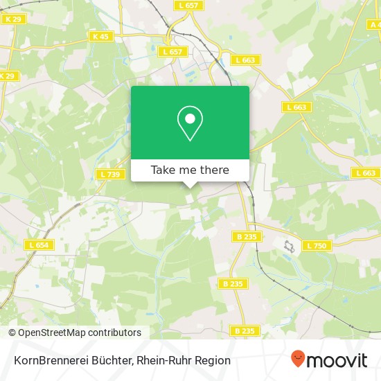 KornBrennerei Büchter Karte