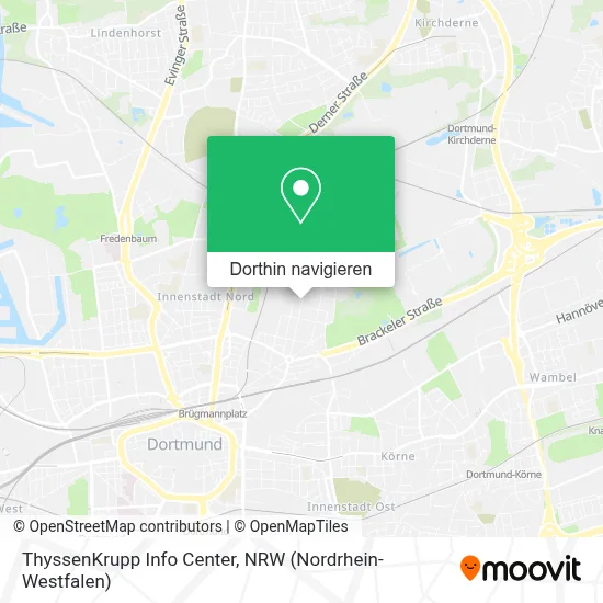 ThyssenKrupp Info Center Karte