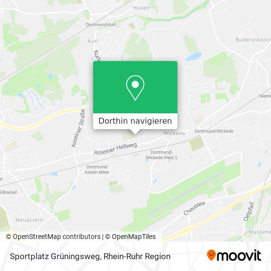 Sportplatz Grüningsweg Karte