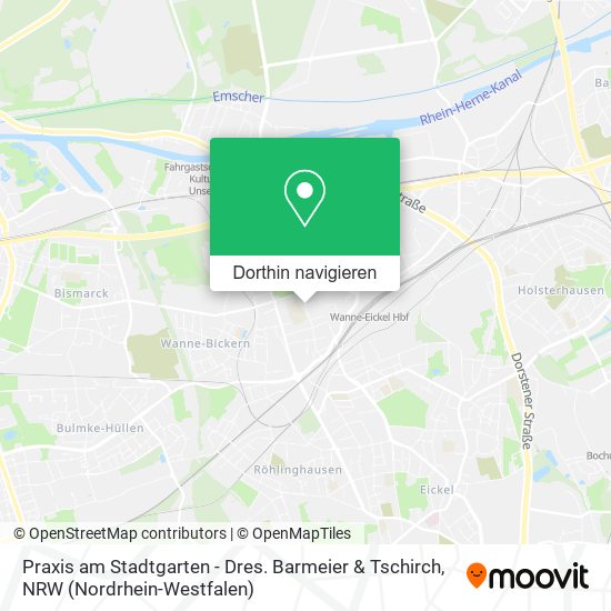 Praxis am Stadtgarten - Dres. Barmeier & Tschirch Karte
