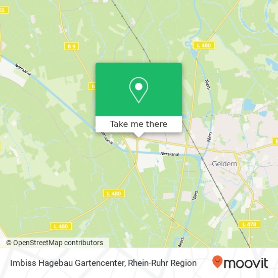 Imbiss Hagebau Gartencenter Karte
