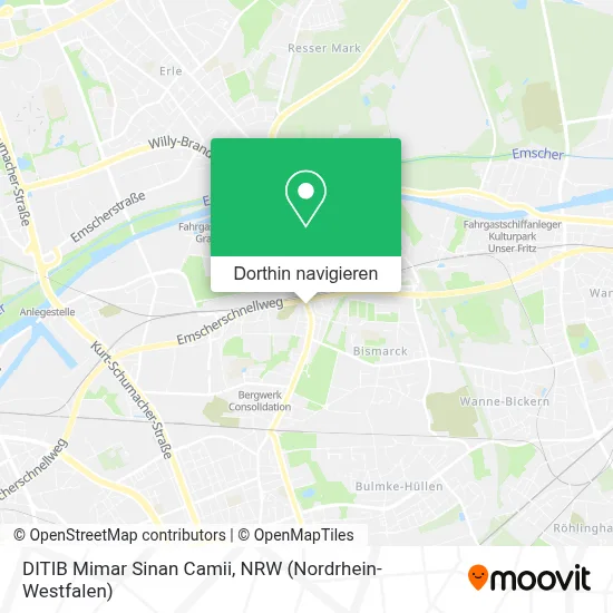 DITIB Mimar Sinan Camii Karte