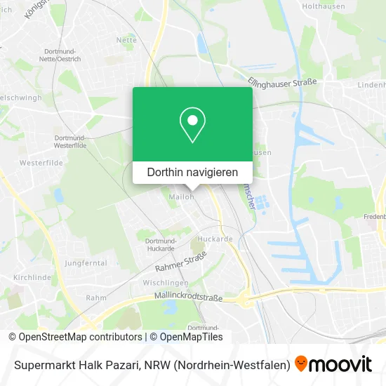 Supermarkt Halk Pazari Karte