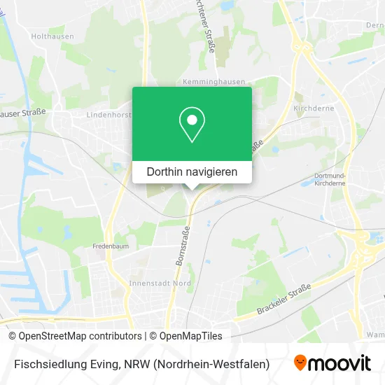 Fischsiedlung Eving Karte