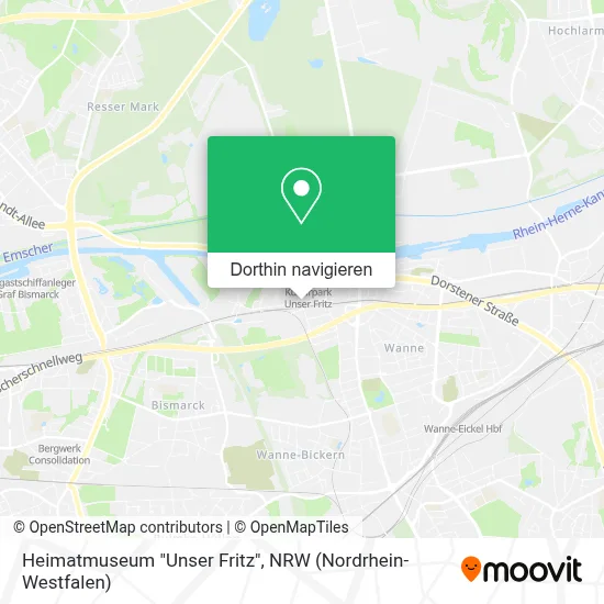 Heimatmuseum "Unser Fritz" Karte