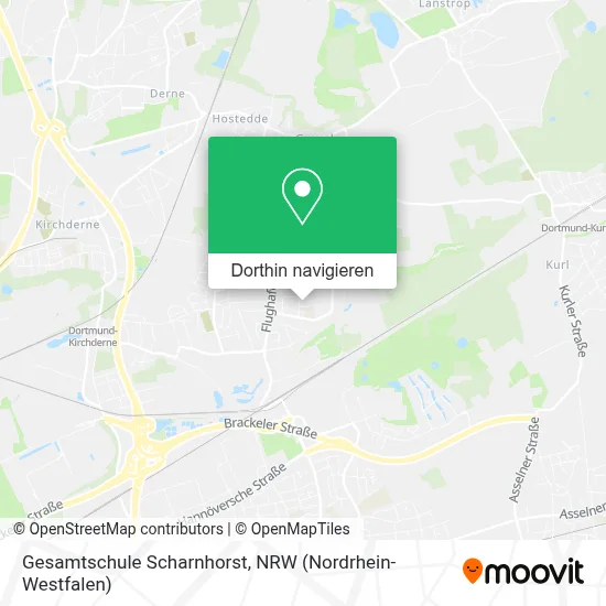 Gesamtschule Scharnhorst Karte