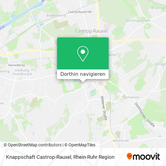Knappschaft Castrop-Rauxel Karte