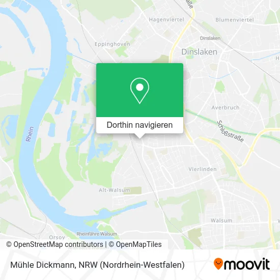 Mühle Dickmann Karte