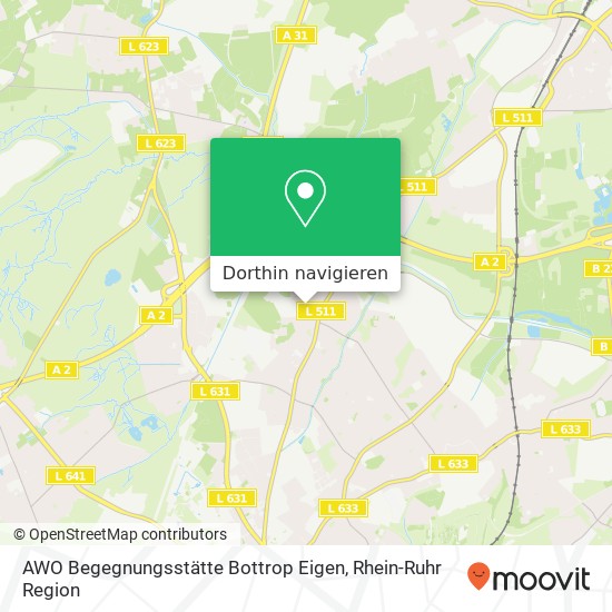 AWO Begegnungsstätte Bottrop Eigen Karte