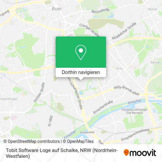 Tobit.Software Loge auf Schalke Karte