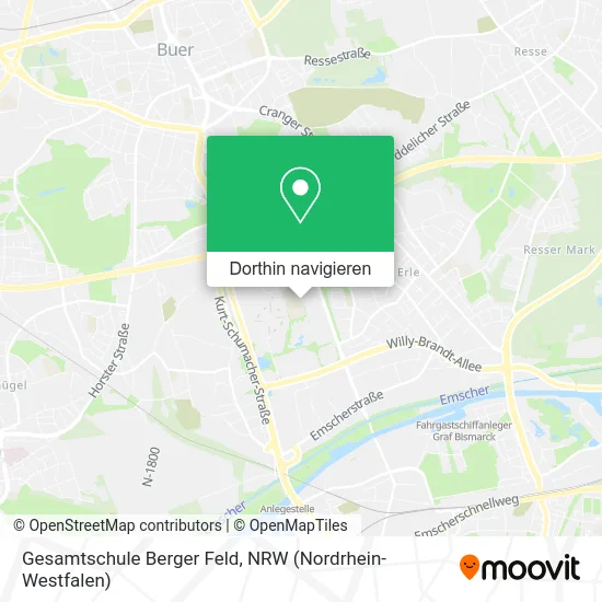 Gesamtschule Berger Feld Karte