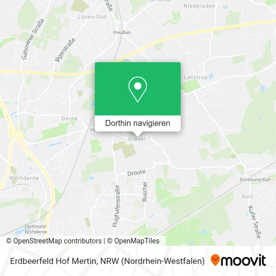 Erdbeerfeld Hof Mertin Karte