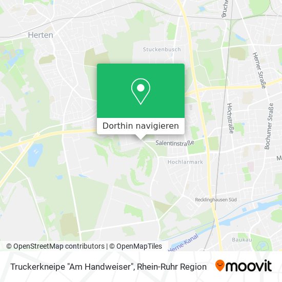 Truckerkneipe "Am Handweiser" Karte