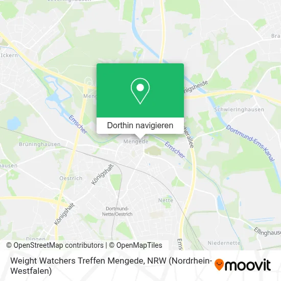 Weight Watchers Treffen Mengede Karte