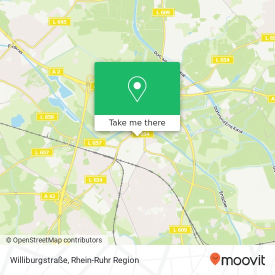 Williburgstraße Karte
