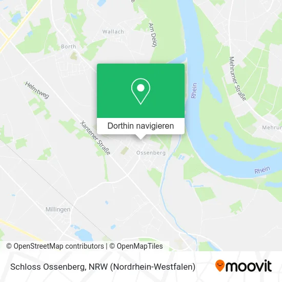 Schloss Ossenberg Karte