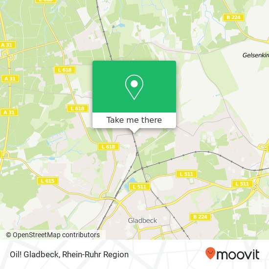 Oil! Gladbeck Karte