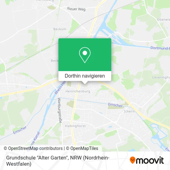 Grundschule "Alter Garten" Karte