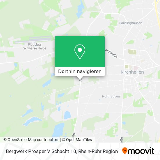 Bergwerk Prosper V Schacht 10 Karte
