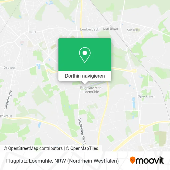 Flugplatz Loemühle Karte