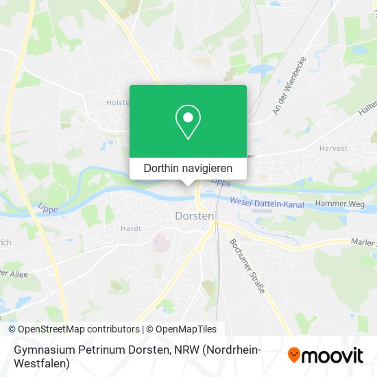 Gymnasium Petrinum Dorsten Karte