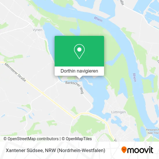 Xantener Südsee Karte