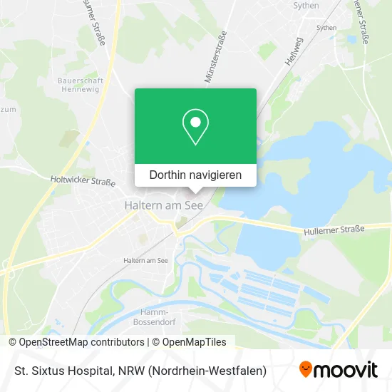 St. Sixtus Hospital Karte