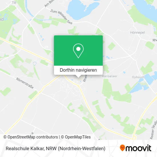 Realschule Kalkar Karte