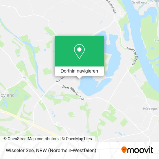 Wisseler See Karte