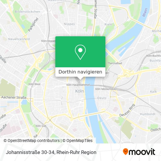 Johannisstraße 30-34 Karte