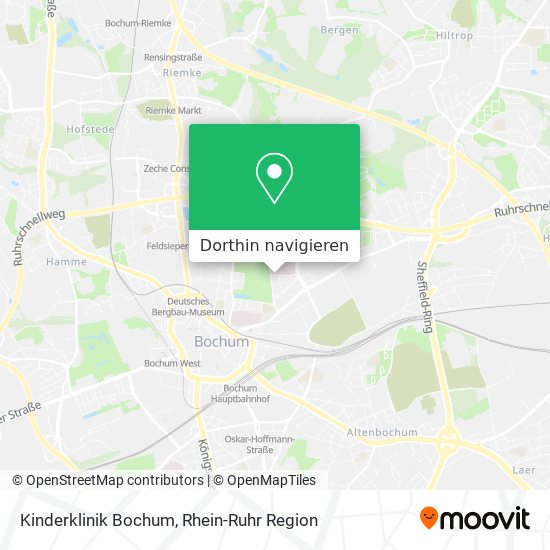 Kinderklinik Bochum Karte