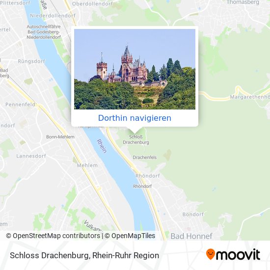 Schloss Drachenburg Karte