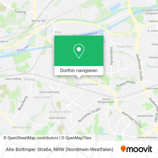 Alte Bottroper Straße Karte