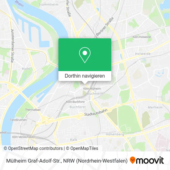Mülheim Graf-Adolf-Str. Karte