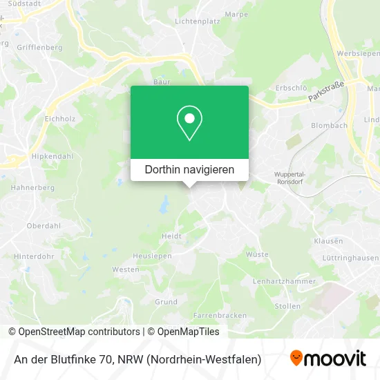 An der Blutfinke 70 Karte