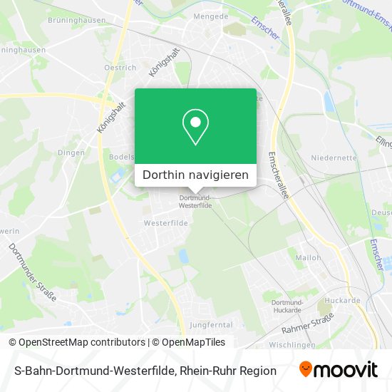S-Bahn-Dortmund-Westerfilde Karte