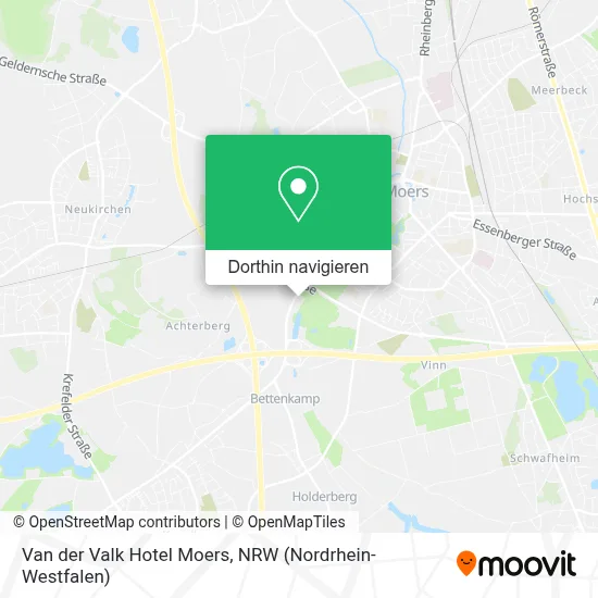 Van der Valk Hotel Moers Karte